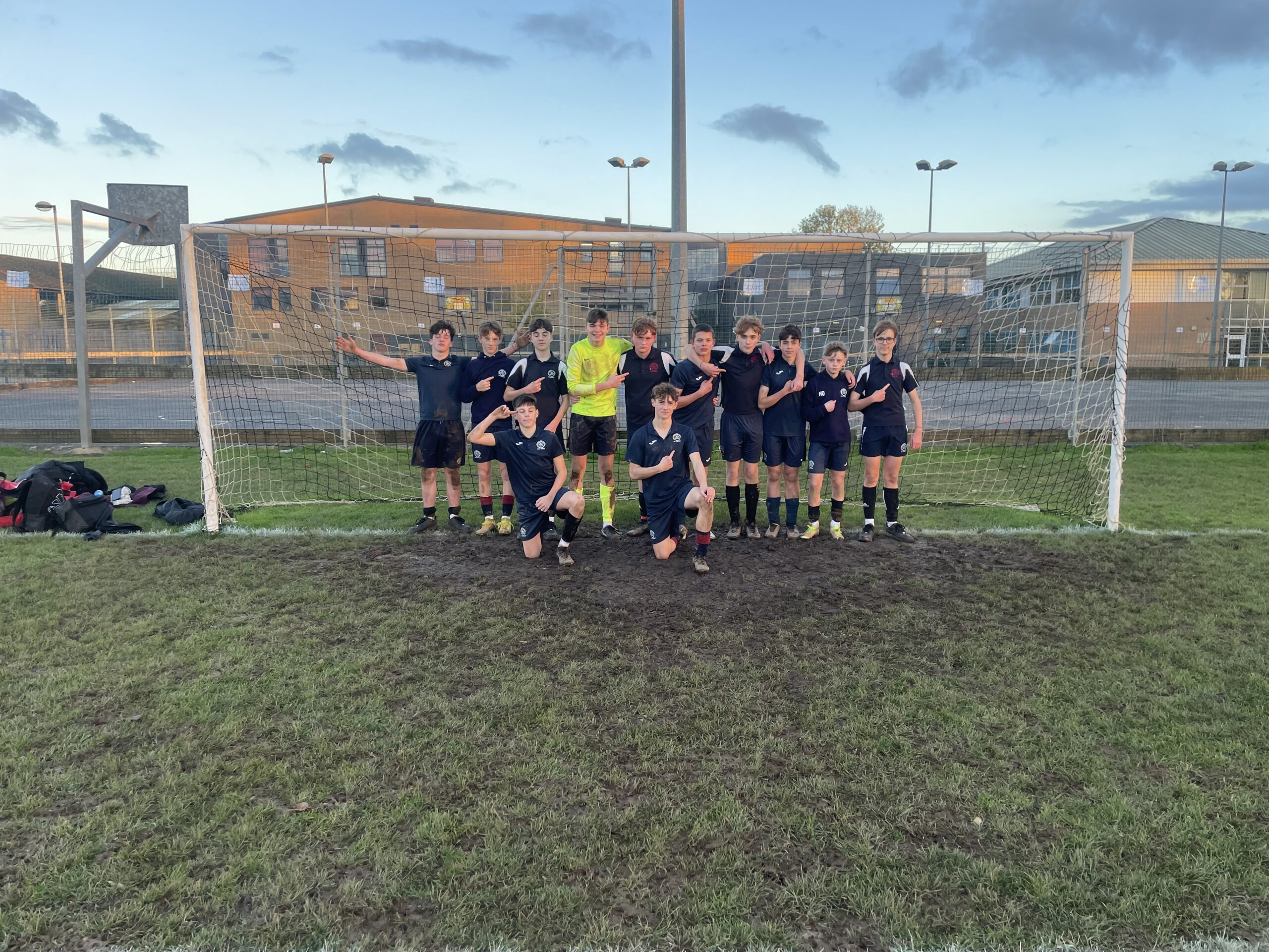 Year 10 boys football team